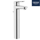 龍頭優惠組合:GROHE EDGE浴缸龍頭+EDGE高身面盆龍頭+3速花灑套柱