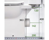 Roca Debba Round Rimless® 高咀分體座廁配油壓板套裝 3419DZ+3429D3+80RB22