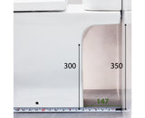 Roca The Gap Round Rimless® 自由咀分體座廁配SUPRALIT®油壓板套裝 3410N0+3420N8+801D12