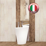 DEL CONCA FI10 Foreste d' Italia 木紋地磚  200x1200mm 白色 (Bianco)