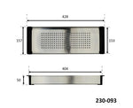 FRANKE 230-093 Box 滴水盤 428x157x50mm (BXX系列適用)