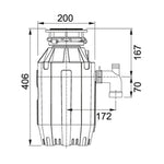 FRANKE TE-125 (134.0473.237) Turbo Elite 廚餘機