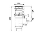 FRANKE TE-75S (134.0483.704) Turbo Elite Slimline 廚餘機