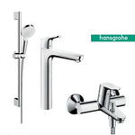 Hansgrohe Focus 冷熱水龍頭三件套裝 (31730 + 31940 + 26532)