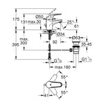 德國 GROHE EUROECO 系列浴室龍頭三件套裝（原裝行貨）