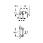 Grohe 高儀 – Eurosmart 系列 #33555 002 冷熱水企缸龍頭（行貨五年保養）