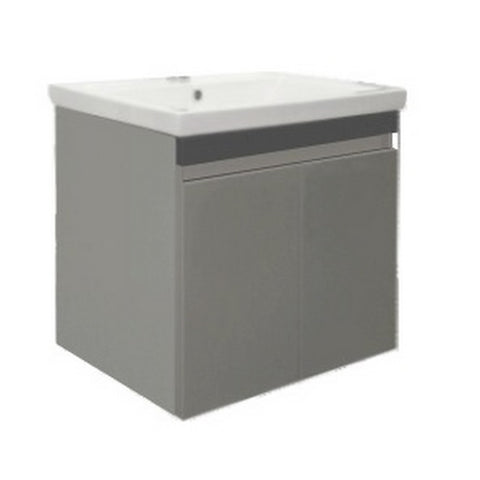 GEMIO BC540AX/-W 不銹鋼掛牆櫃連面盆 白色 540x405x490MM
